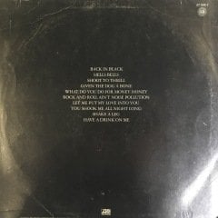 Ac Dc Black In Black LP Plak