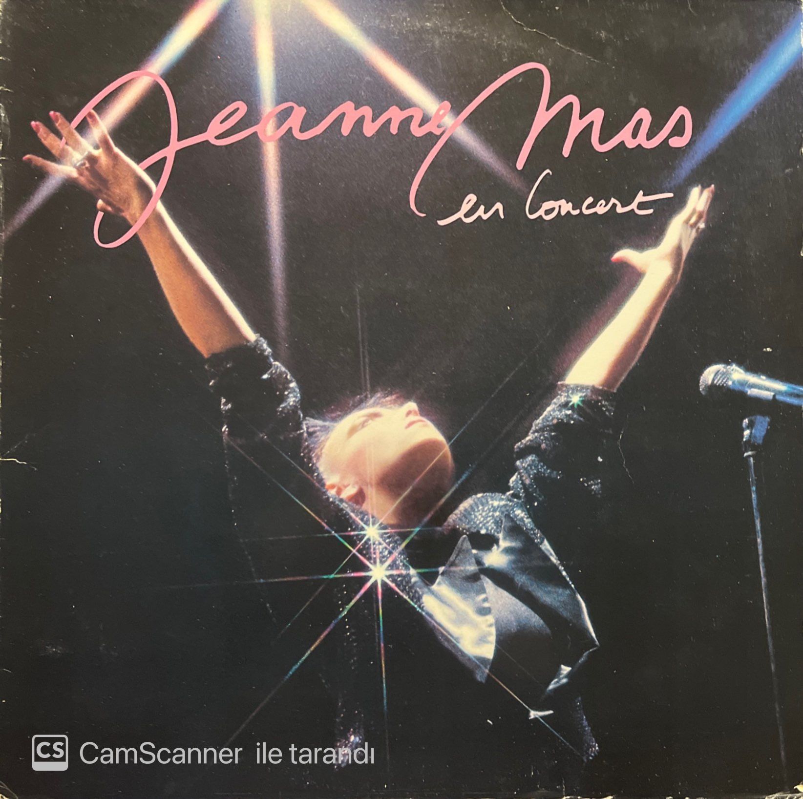 Jeanne Mas En Concert Double LP Plak