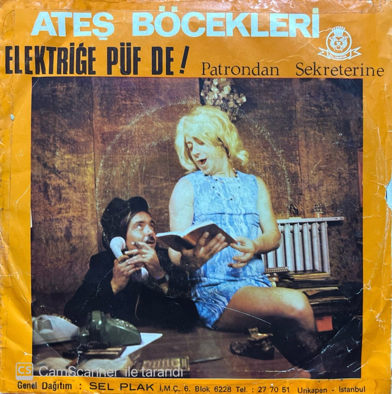 Ateş Böcekleri Elektriğe Püf De 45lik Plak