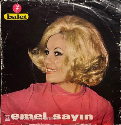 Emel Sayın Mavi Gökte Hep Sen 45lik Plak