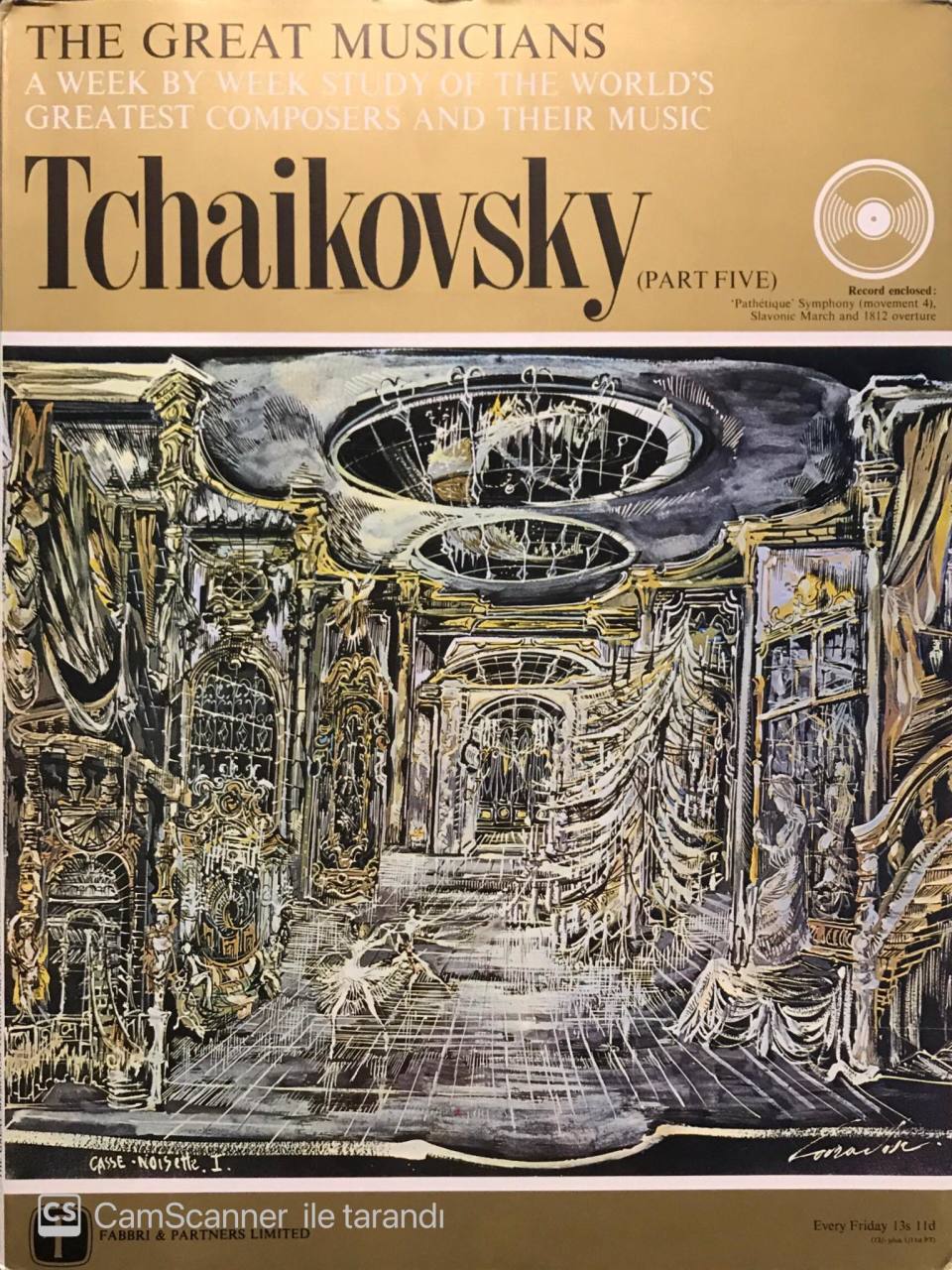 The Great Musicians Tchaikovsky Part Five LP Klasik Plak