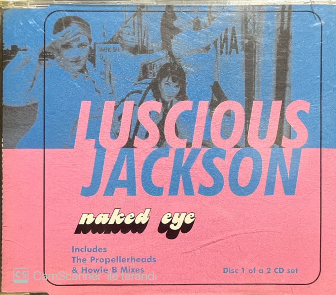 Luscious Jackson Naked Eye Maxi Single CD