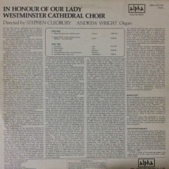 Stephen Cleobury Westminster Cathedral Choir LP Plak