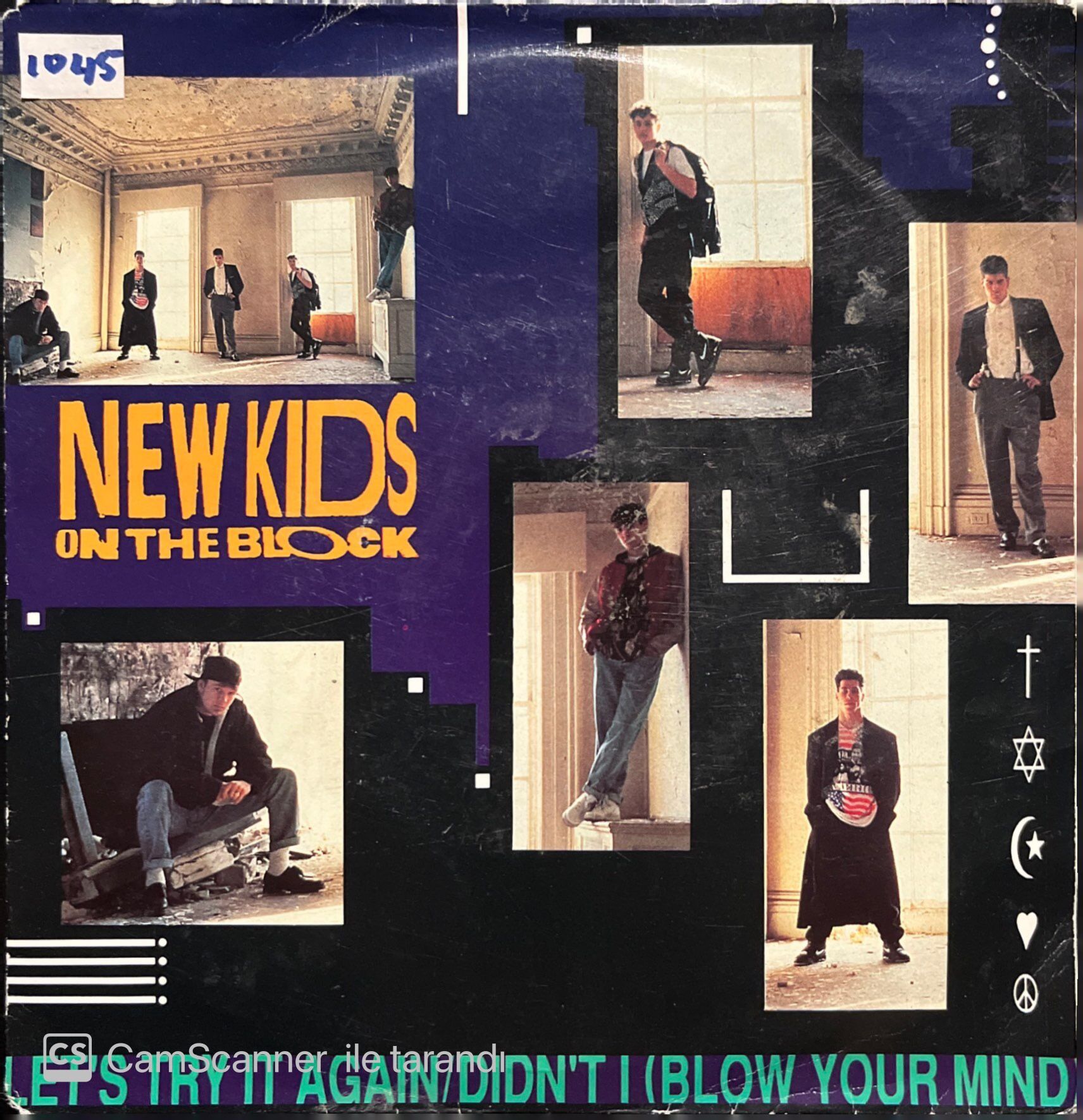 New Kids On The Block Let's Try It Again 45lik Plak