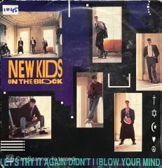 New Kids On The Block Let's Try It Again 45lik Plak
