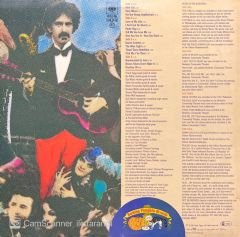 Frank Zappa Tinsel Town Rebellion Double LP Plak