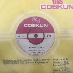 Fatma Türkan Kız Belin İncedir 45lik Plak