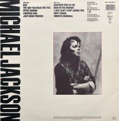 Michael Jackson Bad LP Plak