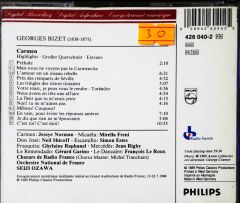 Bizet Carmen Jessye Norman  CD