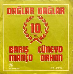 Barış Manço Dağlar Dağlar 45lik Plak