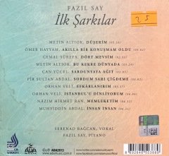 Fazıl Say İlk Şarkılar CD