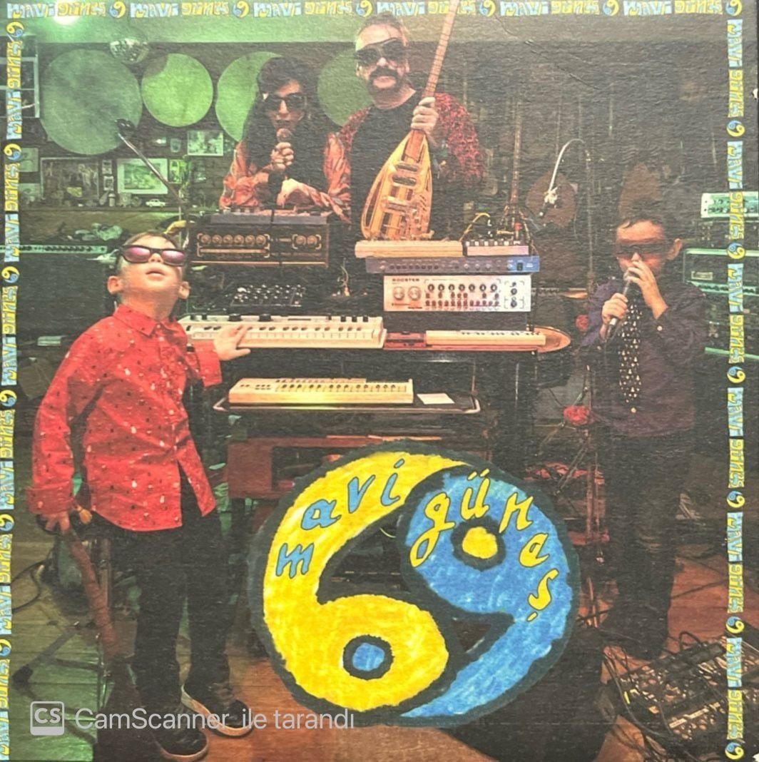 Baba Zula Mavi Güneş 3 Çember Mavi Renkli 45lik Plak