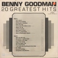 Benny Goodman 20 Greatest Hits LP Plak