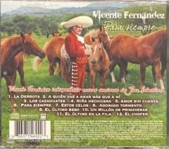 Vicente Fernandez Para Siempre CD