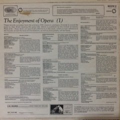 Boris Christoff The Enjoyment Of Opera1  LP Plak