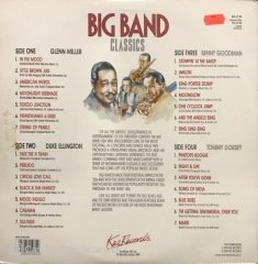Big Band Classics Duke Ellington Benny Goodman Glen Miller Tommy Dorsey Çift LP Plak