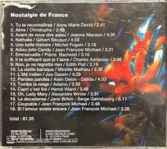 Nostalgie De France CD