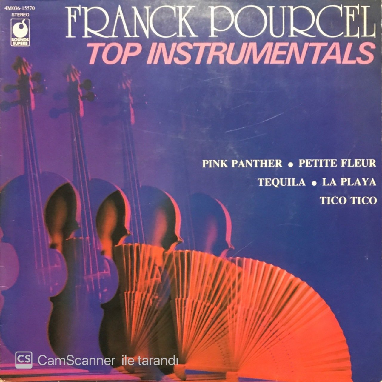 Franck Pourcel Top Instrumentals  LP Plak