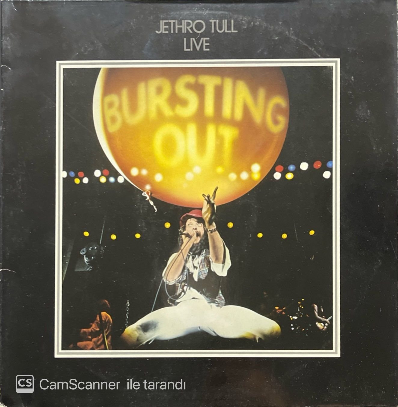Jethro Tull Live Bursting Out Çift LP Plak