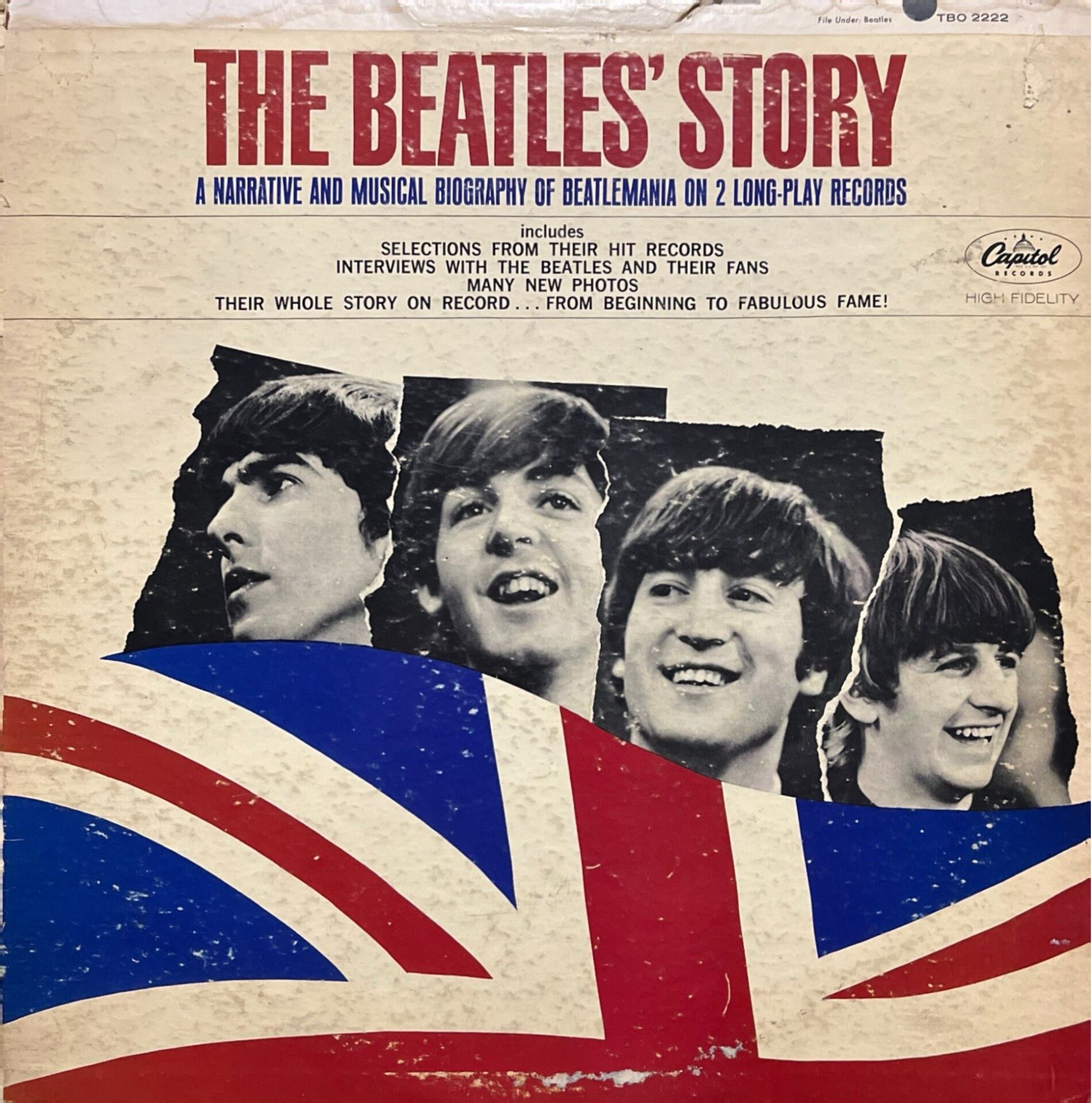 The Beatles' Story Double LP Plak
