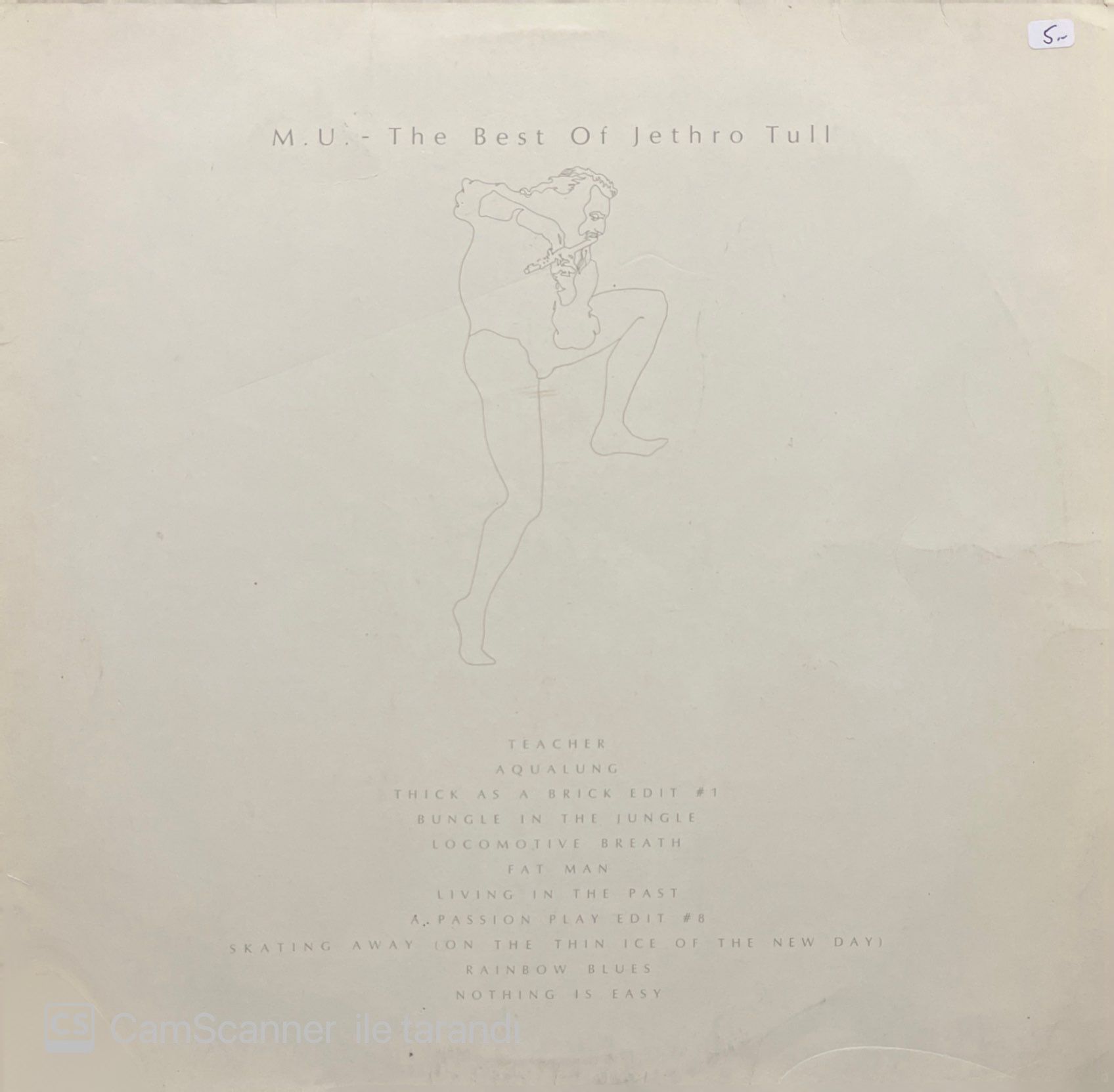M. U. The Best Of Jethro Tull LP Plak