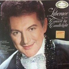 Liberace Concert By Candlelight LP Plak