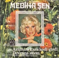 Mediha Şen Aramıza Kara Kedi Girdi 45lik Plak