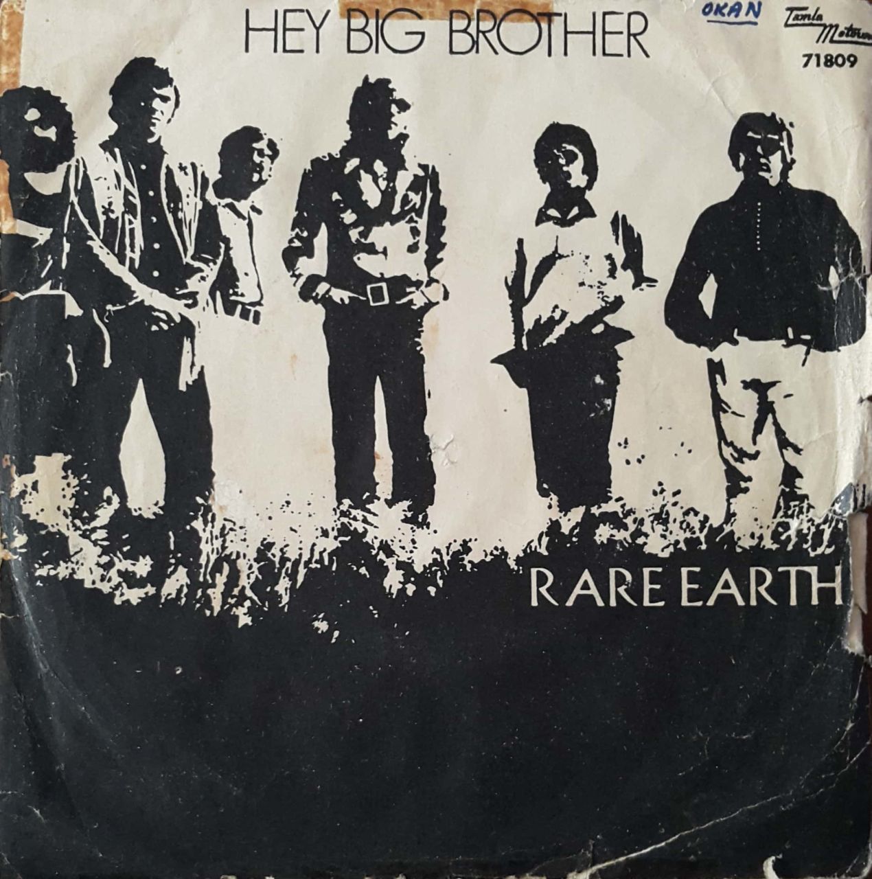 Rare Earth Hey Big Brother 45lik Plak