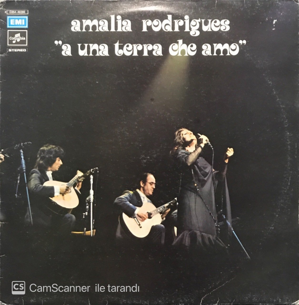 Amalia Rodrigues A Una Terra Che Amo LP Plak