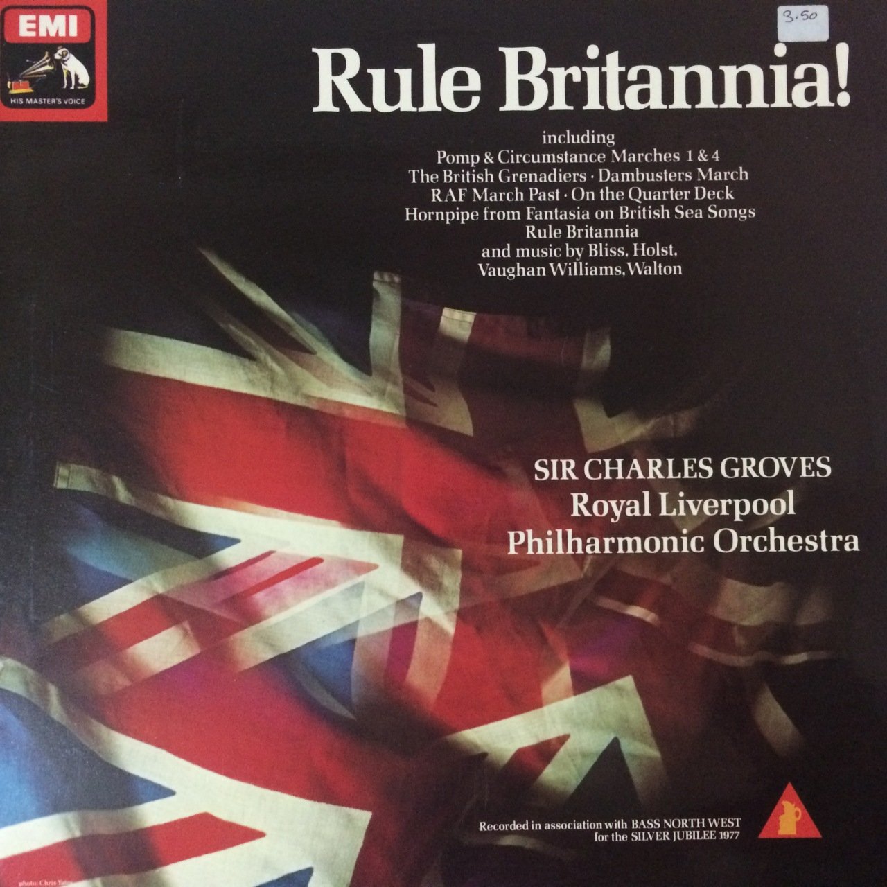 Sir Charles Groves Rule Britannia LP Plak