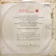 Amalia Rodrigues Canta Portugal LP Plak