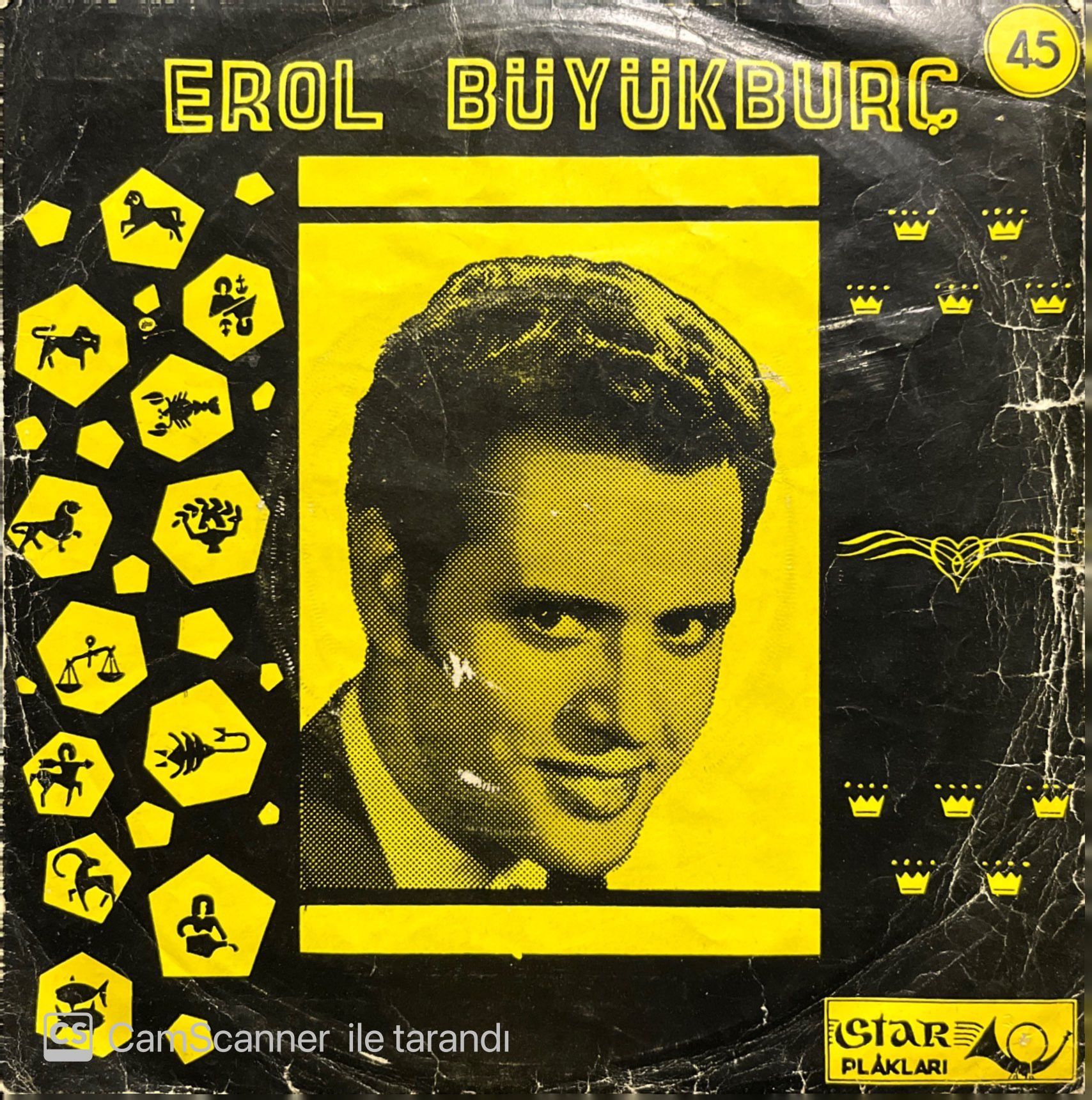 Erol Büyükburç Gel Kaçma 45lik plak