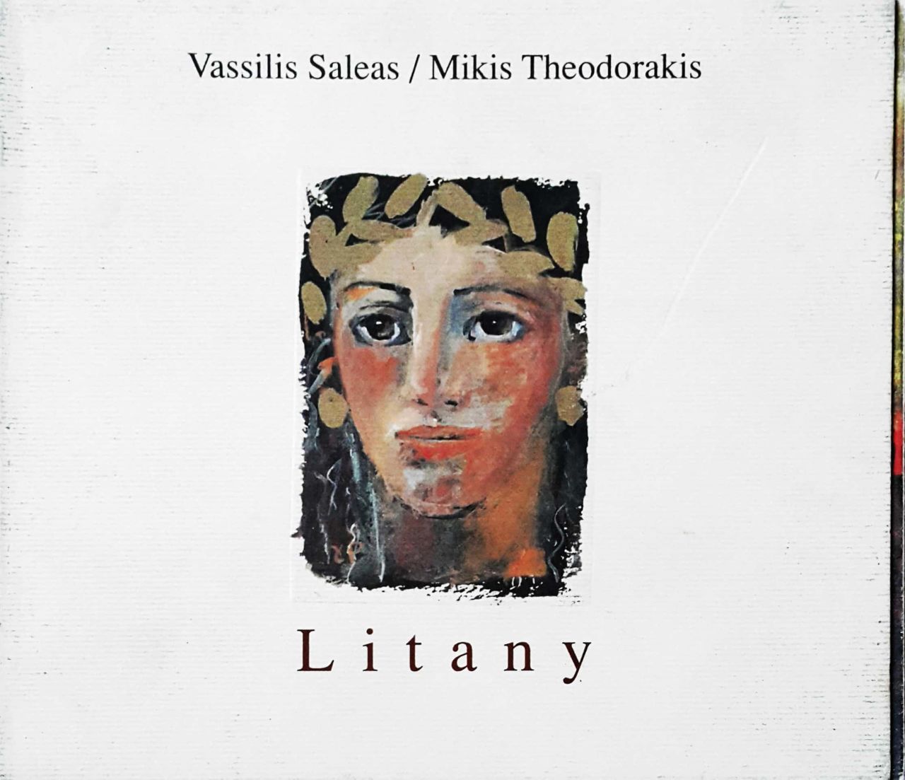 Vassilis Saleas/ Mikis Theodorakis Litany CD