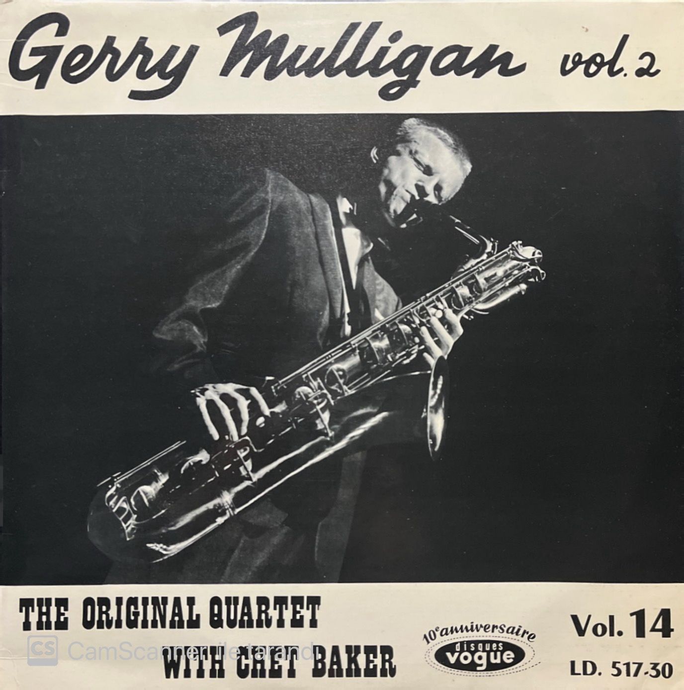 Gerry Mulligan Vol.2 The Original Quartet With Chet Baker LP Plak