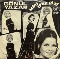 Gönül Yazar Mini Lp 6 Şarkı Gökyüzünde Yalnız Gezen Yıldızlar 45lik Plak