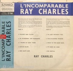 Ray Charles L'incomparable LP Plak
