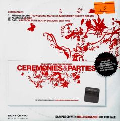 Ceremonies &Parties CD