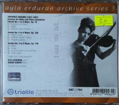 Ayla Erduran Plays Johannes Brahms CD
