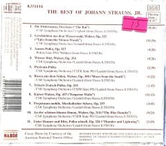 The Best Of Johann Strauss,Jr. CD