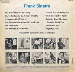 Frank Sinatra Und Das Orchester Nelson Riddle LP Plak