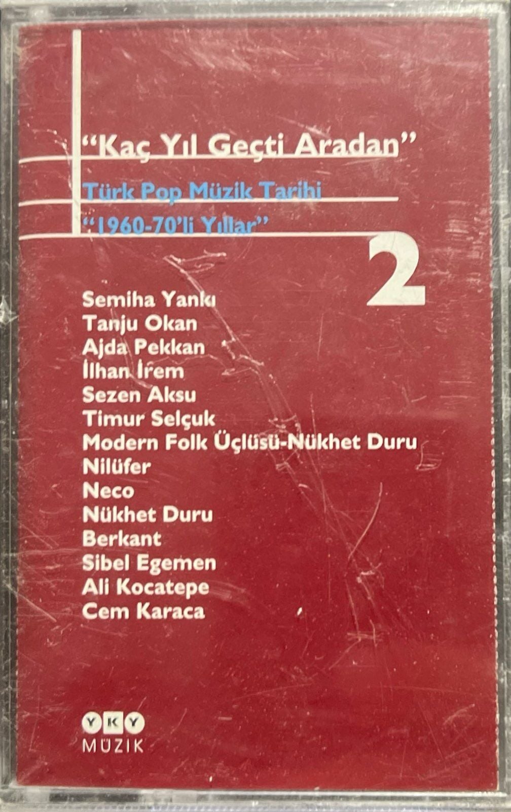 Kaset Kaç Yıl Geçti Aradan Türk Pop Müzik Tarihi 1960-70 li Yıllar 2 Açılmamış Jelatininde Kaset