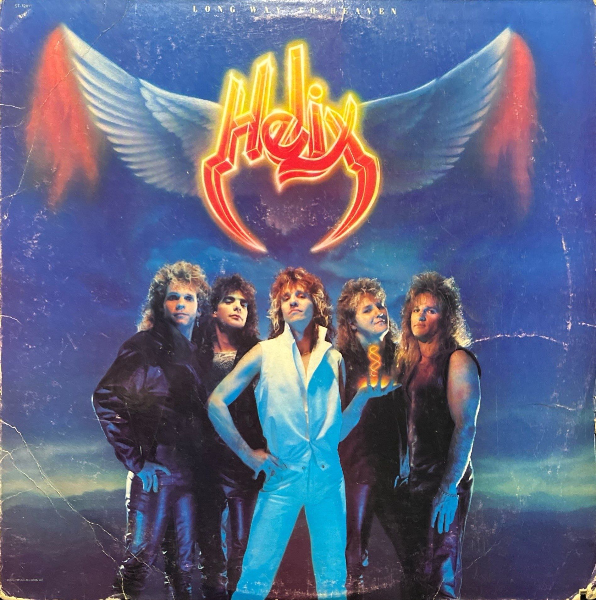 Helix Long Way To Heaven LP Plak