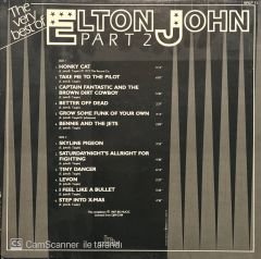 The Very Best Of Elton John Part 2 LP Plak