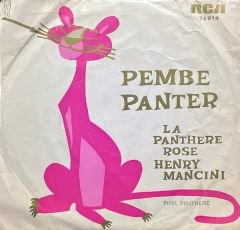 Pembe Panter La Panthere Rose Henry Mancini 45lik Plak