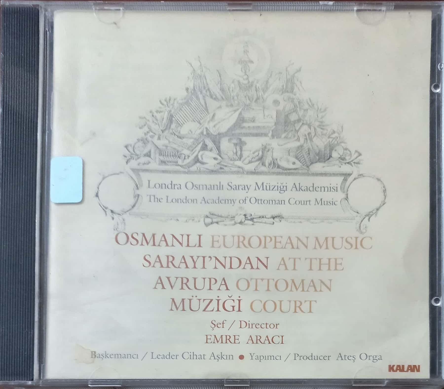Emre Arıcı Osmanlı Sarayından Avrupa Müziği CD