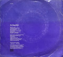 Pet Shop Boys It's A Sin 45lik Plak