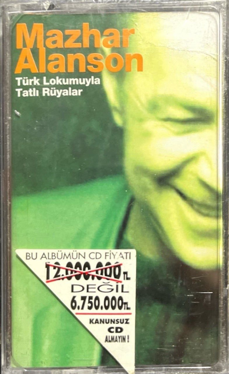 Kaset Mazhar Alanson Türk Lokumuyla Tatlı Rüyalar Açılmamış Jelatininde Kaset