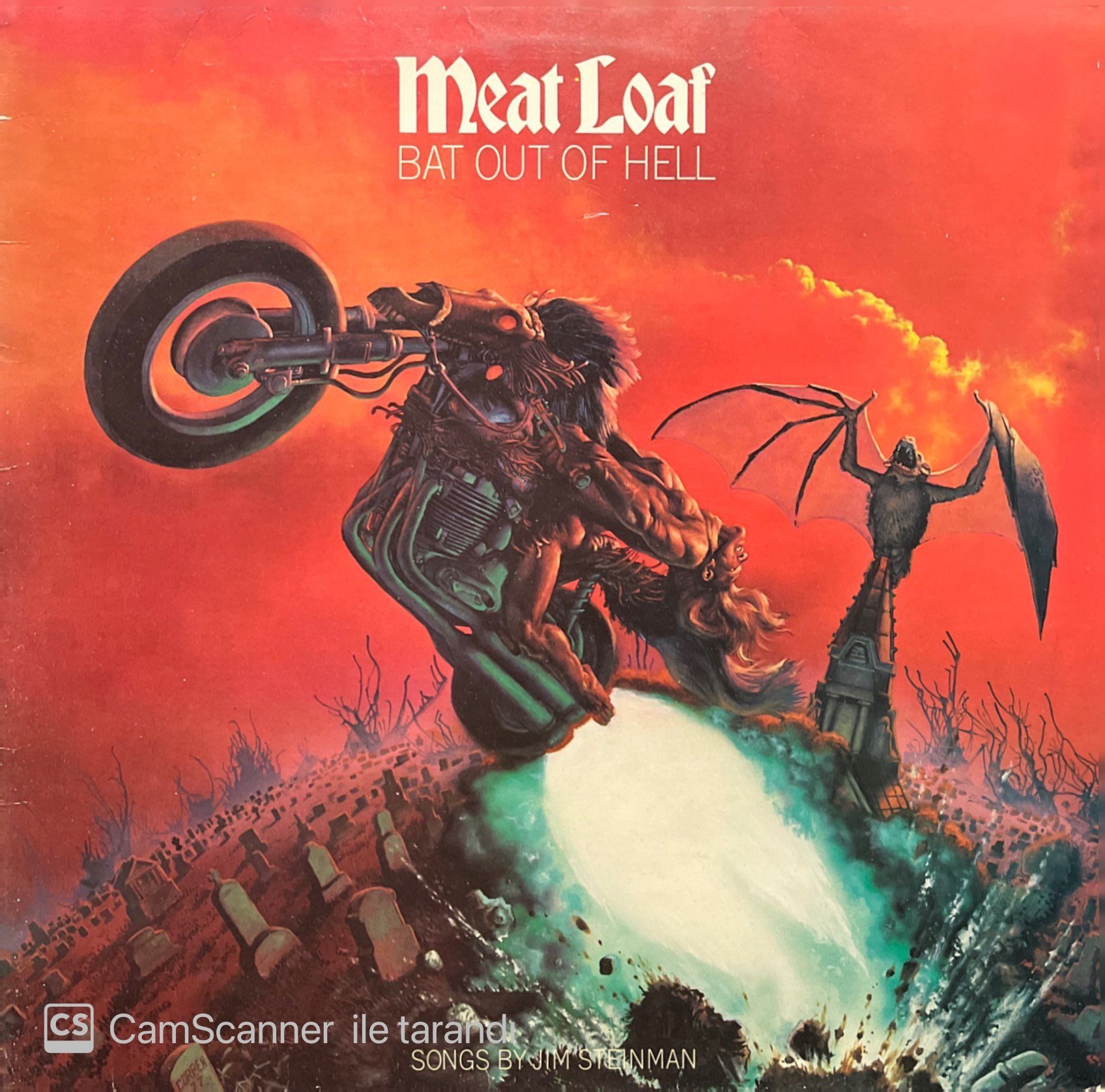 Meat Loaf Bad Our Of Hell LP Plak