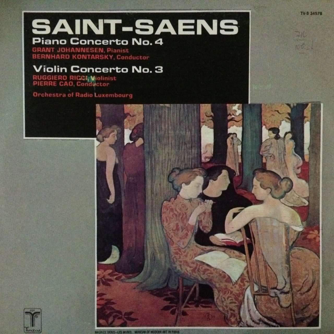 Grant Johannesen Piano Concerto No.4 LP Plak