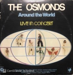 The Osmonds Around The World Live In Concert Çift LP Plak